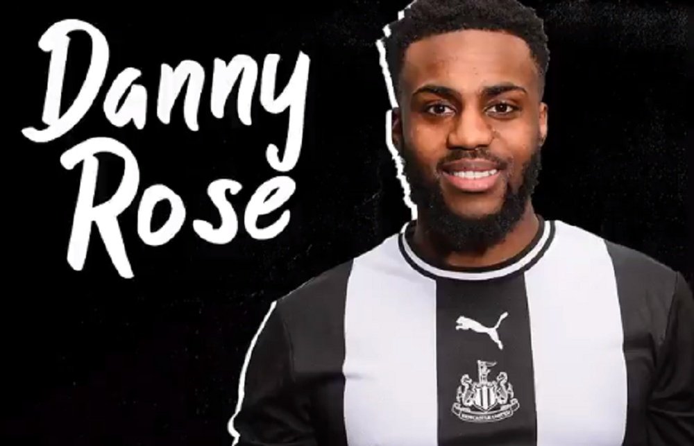 Danny Rose é emprestado ao Newcastle. Captura/NUFC