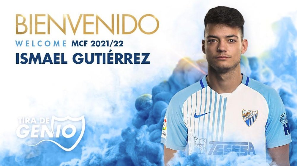 Ismael Gutiérrez, nuevo jugador del Málaga para la 2021-22. MalagaCF
