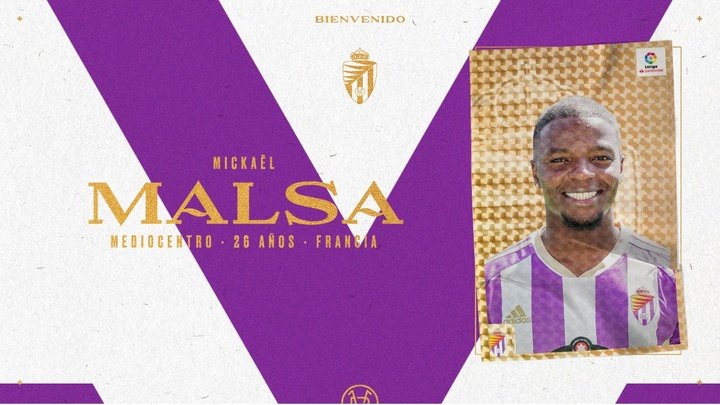 Malsa, nuevo jugador del Valladolid. RealValladolid