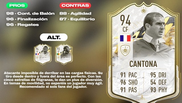 Creatividad del SBC Eric Cantona Momentos. Team BeSoccer