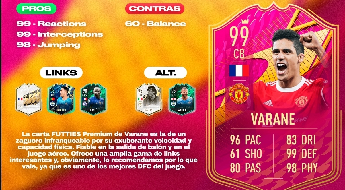 ¿merece La Pena El Sbc Varane Futties Soluciones De Sus Desafíos