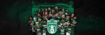 Sporting Lisbon were crowned champions of Portugal for only the second time in 21 years on Sunday after second-placed Benfica lost.