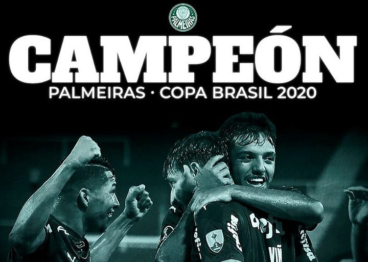 Palmeiras, campeón de la Copa Brasil 2020