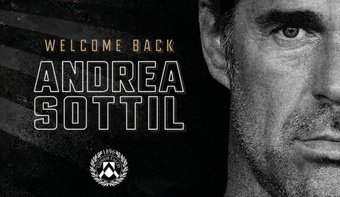 Andrea Sottil, nouveau coach de l'Udinese .AFP