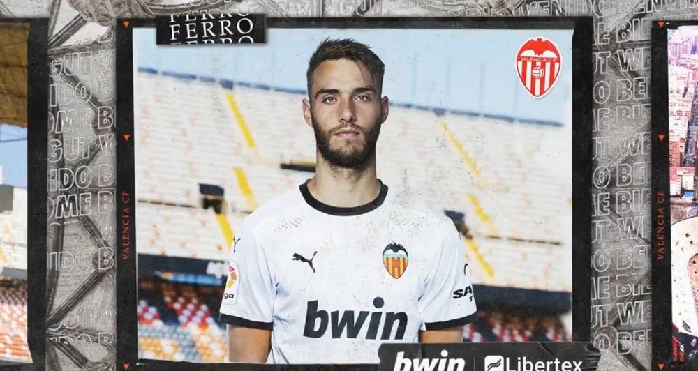 Ferro joins Cutrone at Valencia. Screenshot/ValenciaCF