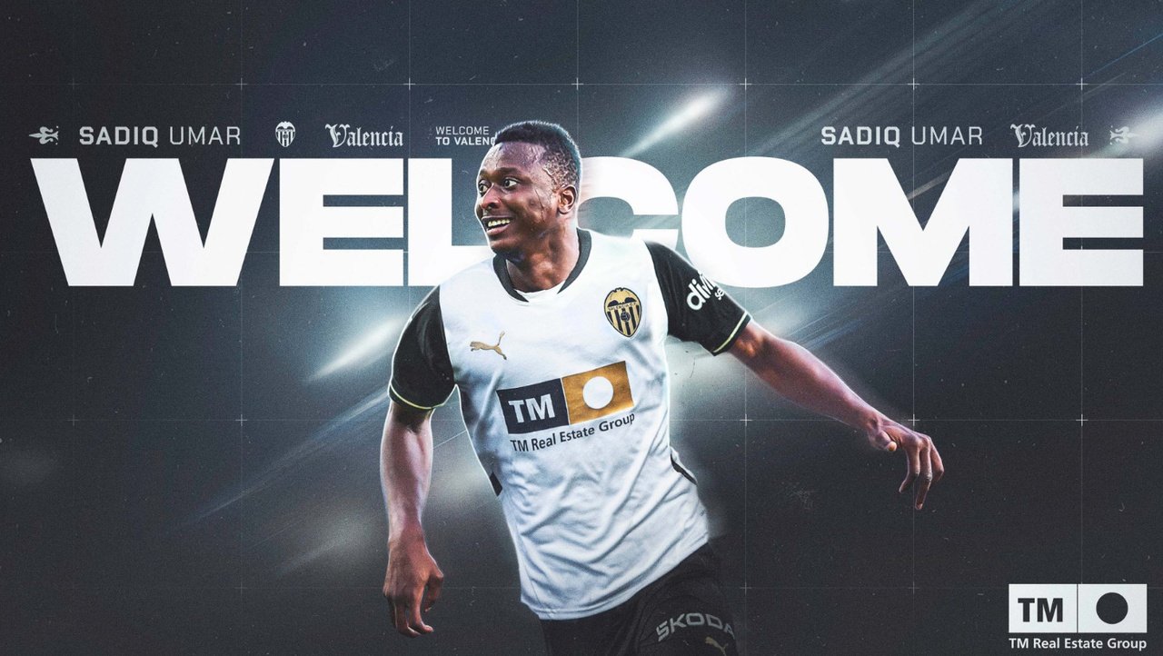 Umar Sadiq se incorpora al Valencia. ValenciaCF