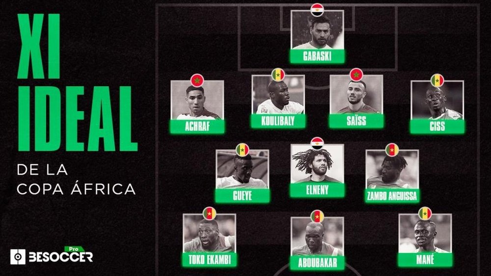 El XI ideal de la Copa de África. BeSoccer Pro