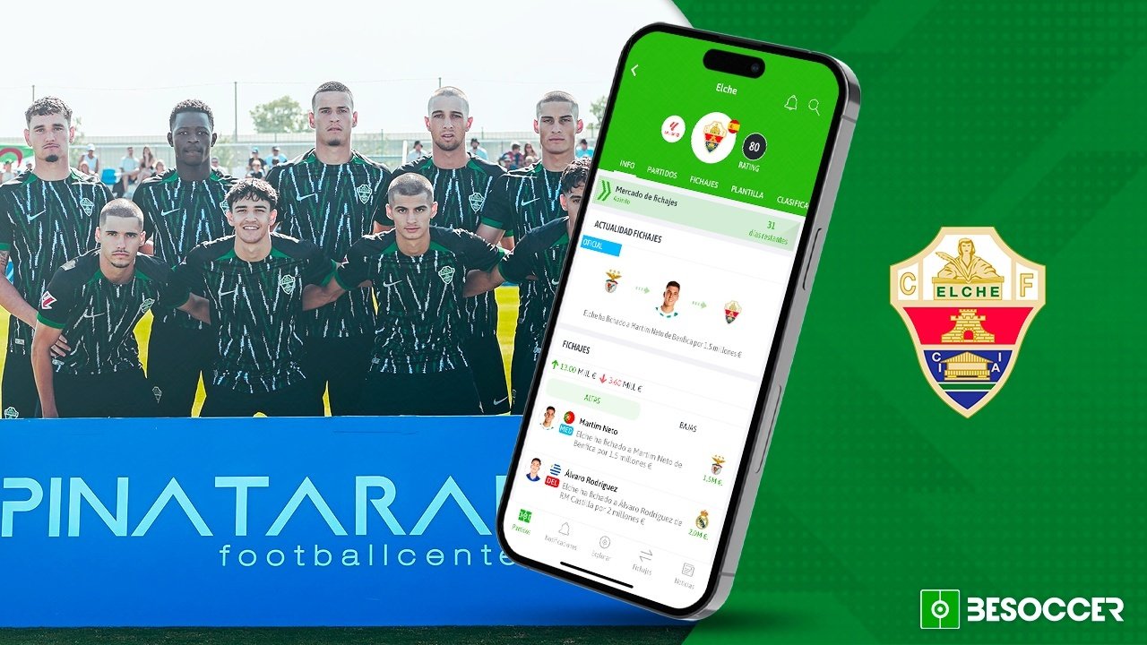 La última hora del Elche y su actualidad deportiva en formato breve para que estés al día de las noticias del equipo ilicitano en Primera División.