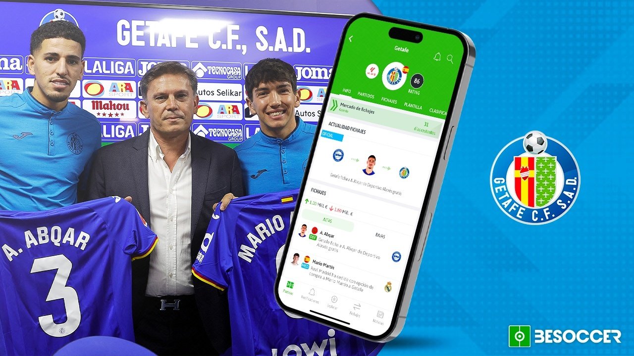 La última hora del Getafe y su actualidad deportiva en formato breve para que estés al día de las noticias del equipo azulón en Primera División.