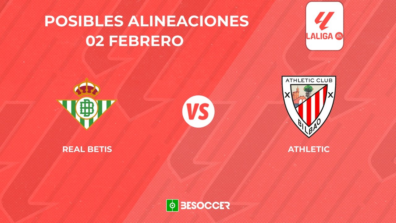 Posibles alineaciones del Betis vs Athletic. BeSoccer