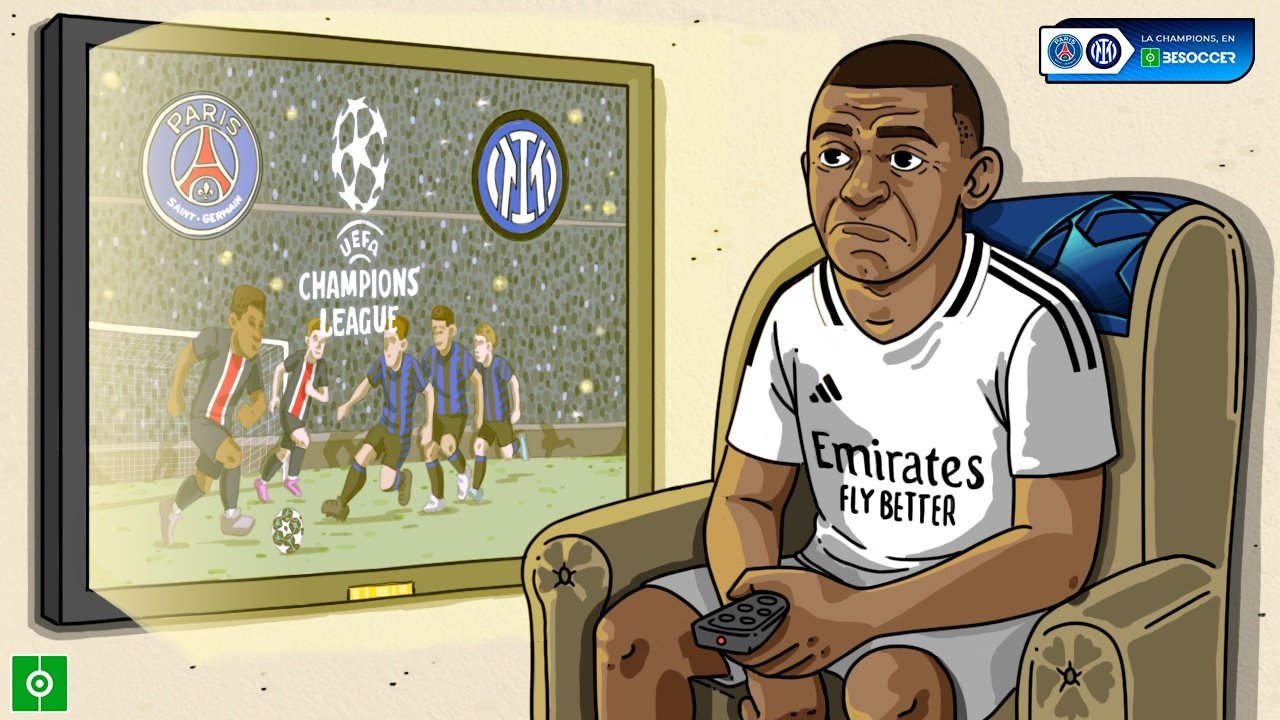 Mbappé verá la final con el corazón partido. BeSoccer