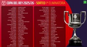 Estas son todas las eliminatorias de la primera ronda de la Copa del Rey 25-26