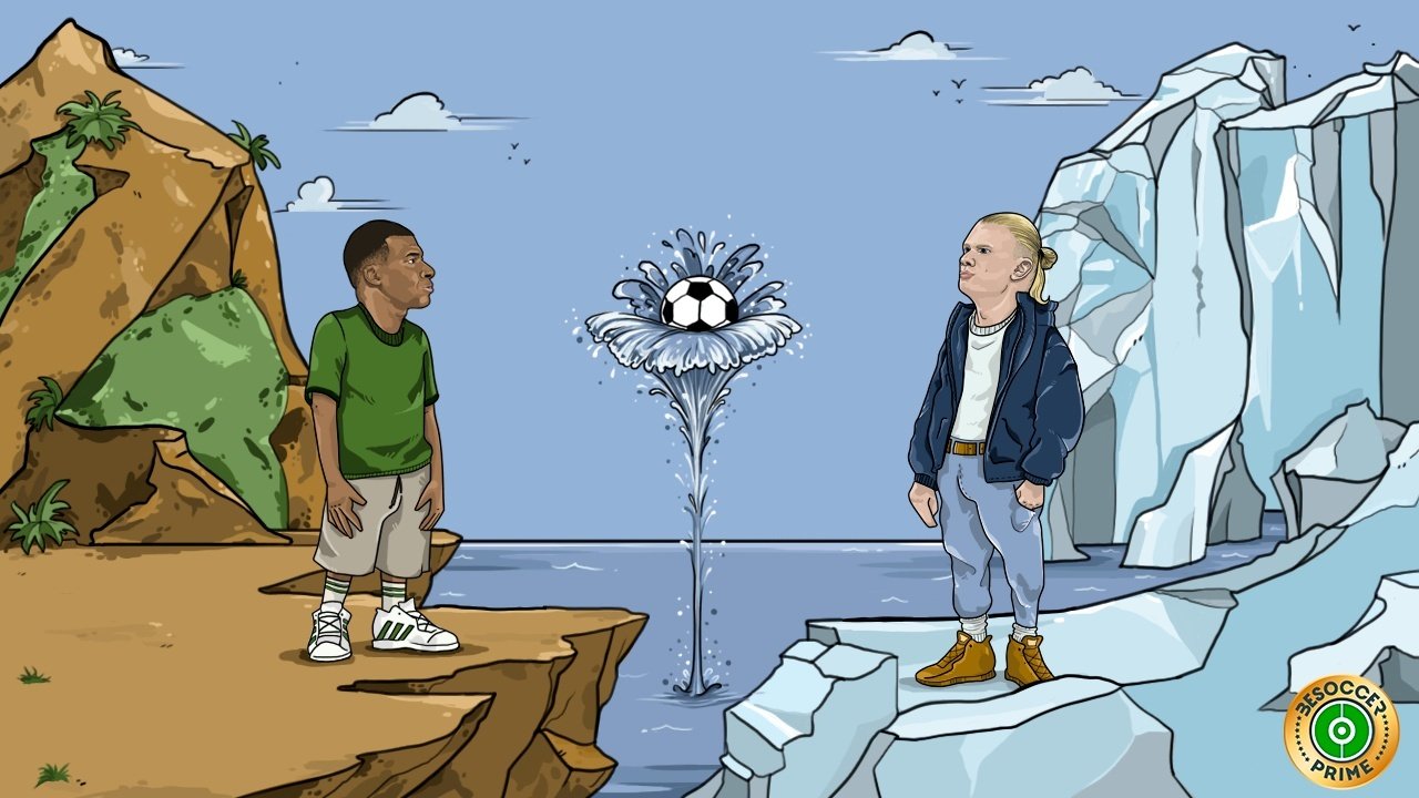 Haaland vs Mbappe: quién lleva más goles. BeSoccer Prime