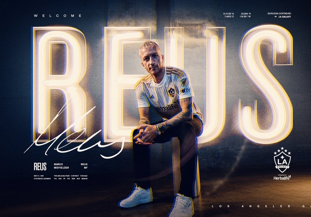 Marco Reus continúa su camino en Los Angeles Galaxy. LAGalaxy
