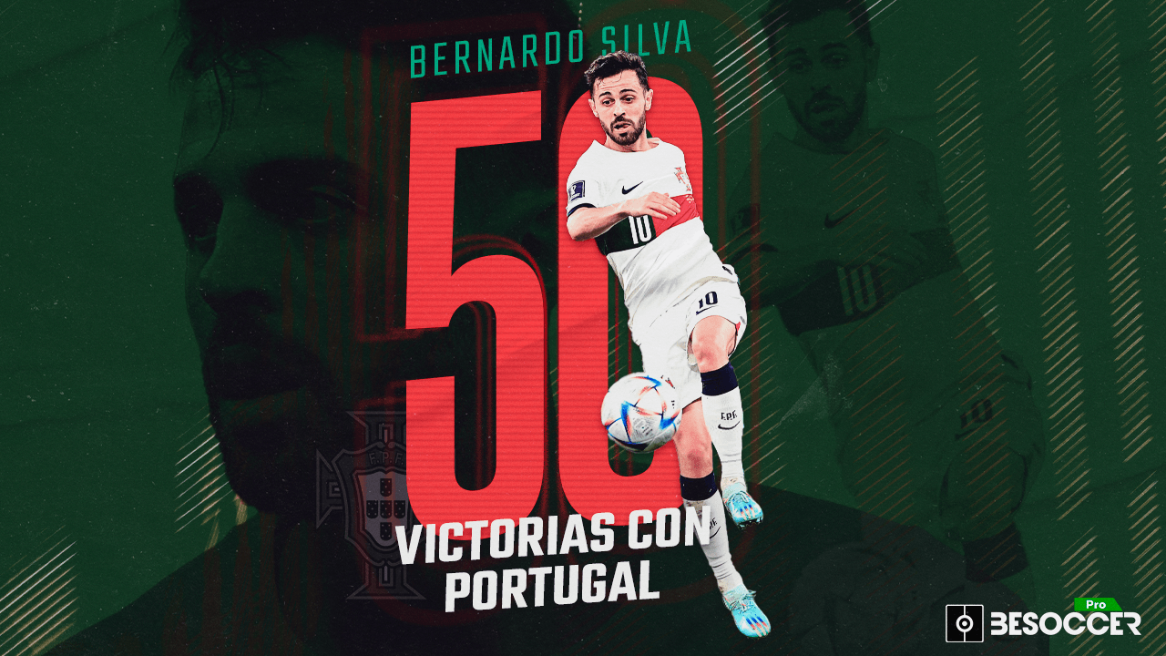 50 triunfos de Bernardo Silva con Portugal: igualó un récord histórico de Ricardo Carvalho