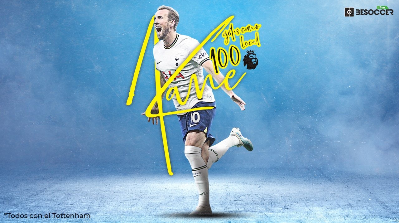 Kane llega a los 100 goles en casa en la Premier League. BeSoccer Pro