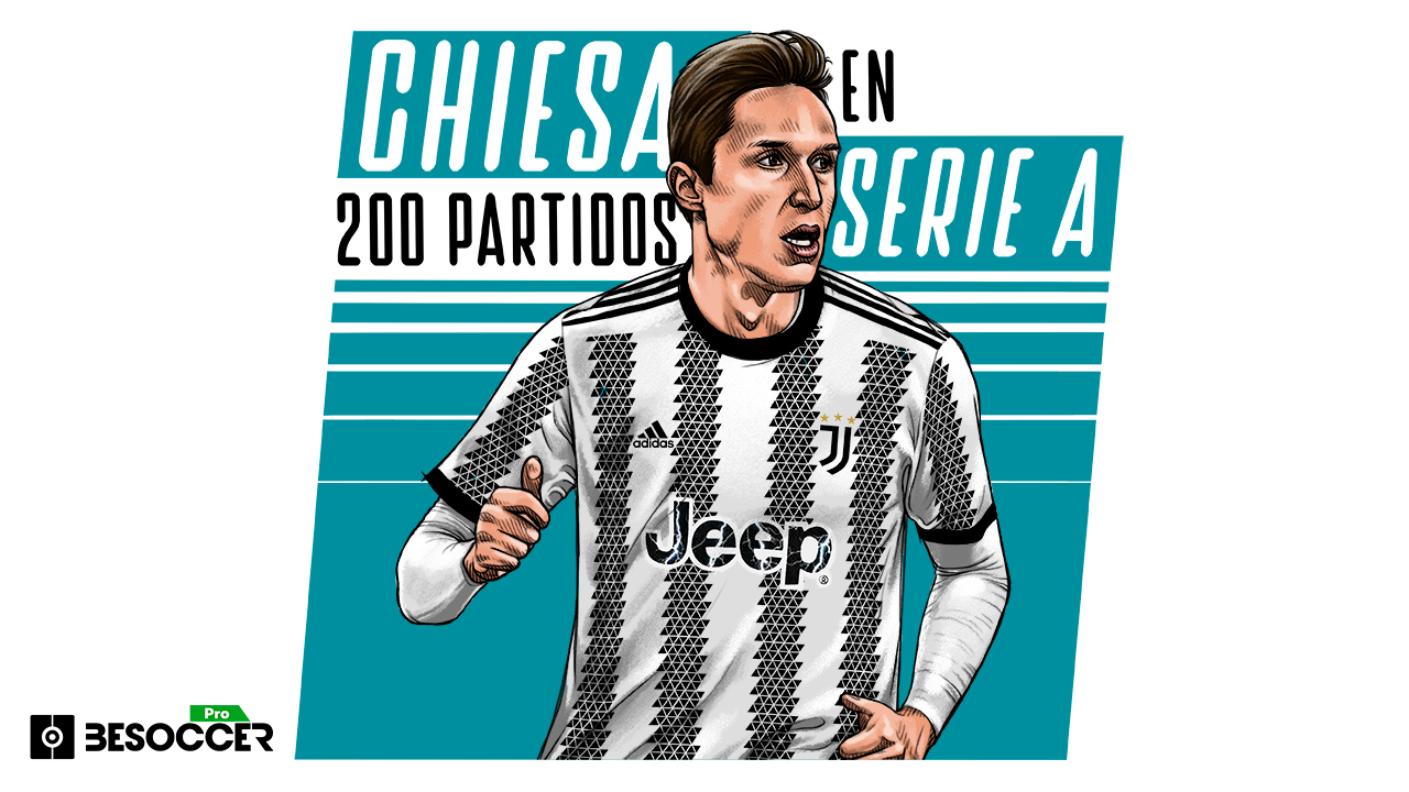 Chiesa, bicentenario en una Serie A que le ha visto líder en Turín y Florencia