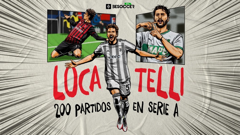 Locatelli llega a 200 partidos en la Serie A. BeSoccer Pro