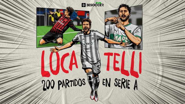 Locatelli, cinturón blanco y negro en la Serie A: ya lleva 200 partidos