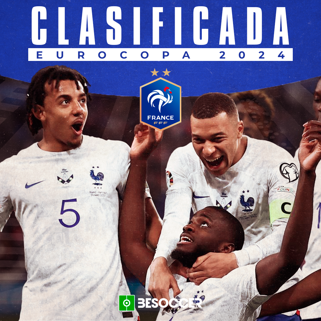 Francia, clasificada para la Eurocopa 2024