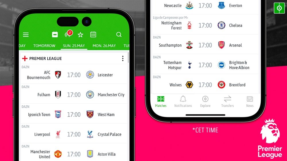 LIVE coverage of the 2024/25 Premier League's final matchday. BeSoccer