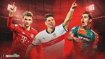 Máximos goleadores a domicilio de la Bundesliga en este siglo. BeSoccer Pro