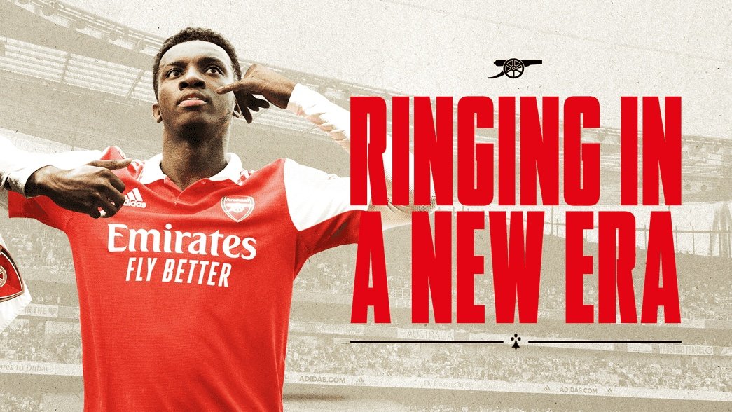 Nketiah renova com o Arsenal.AFP