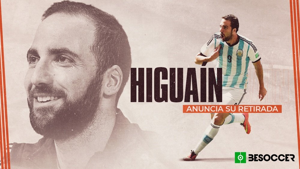 Higuaín se retira del fútbol. BeSoccer