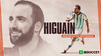 OFICIAL: Higuaín anunció su retirada del fútbol
