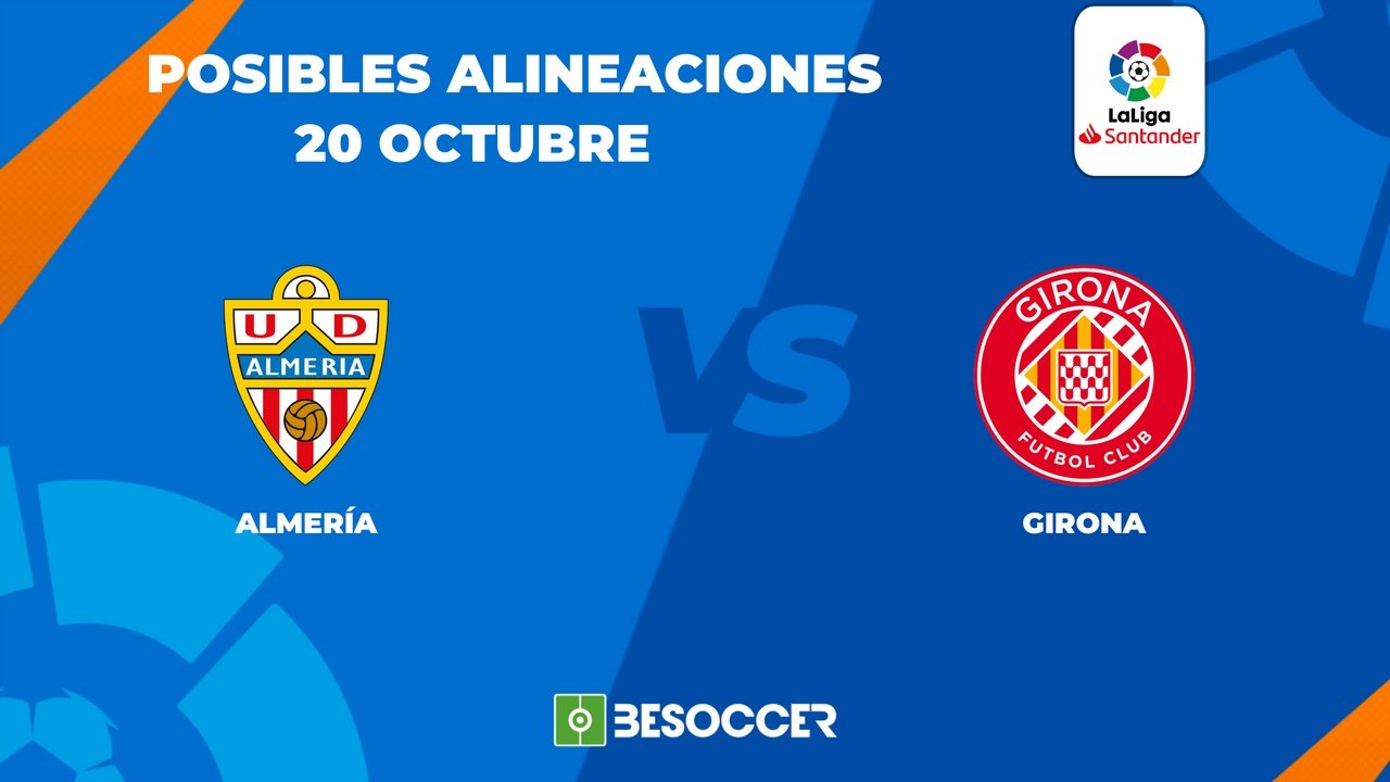 Alineaciones de girona fc contra ud almeria