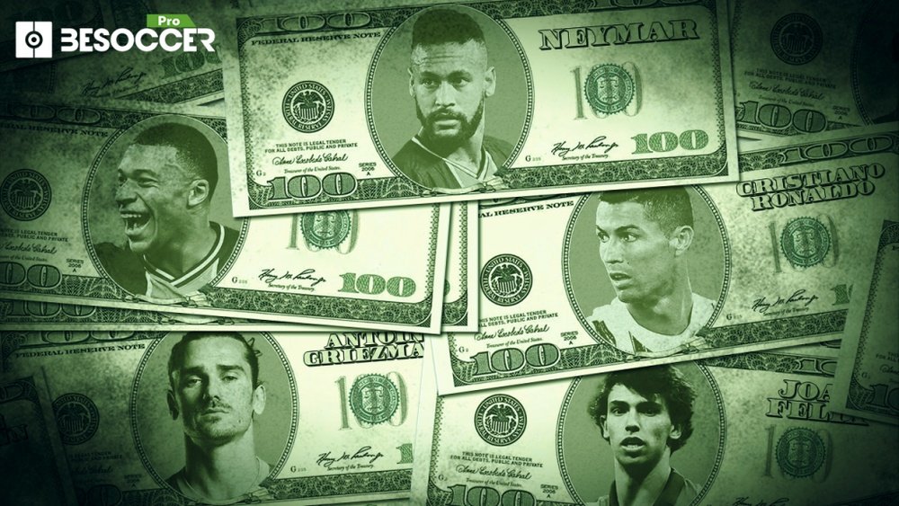 Los 10 traspasos más caros de la historia del fútbol. ProFootballDB