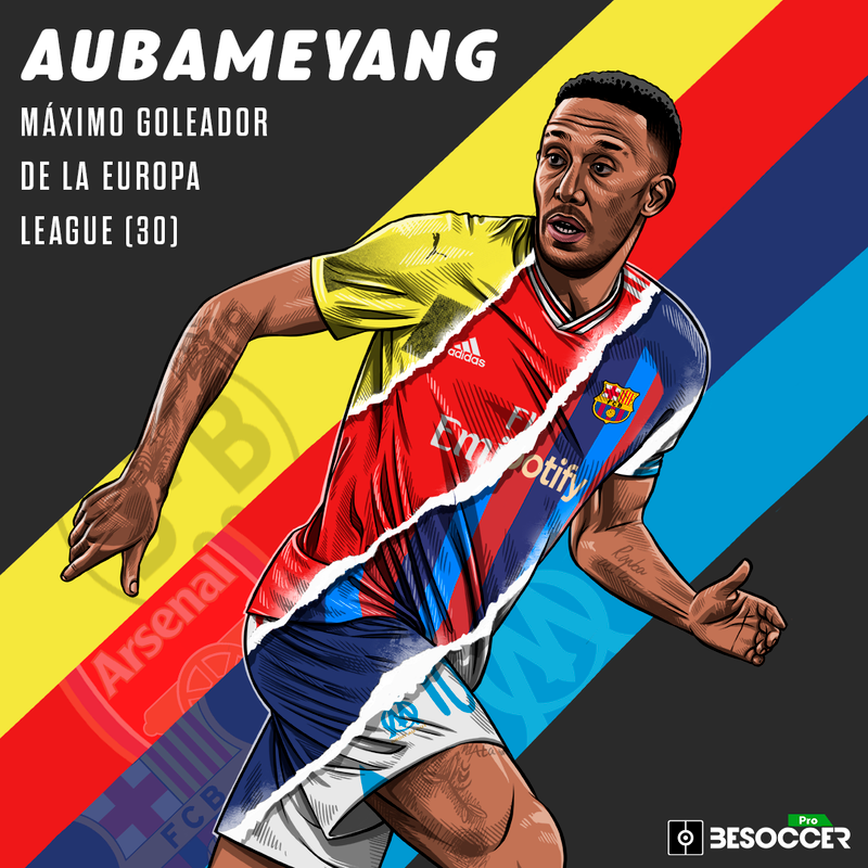 Aubameyang 30 goles Europa League