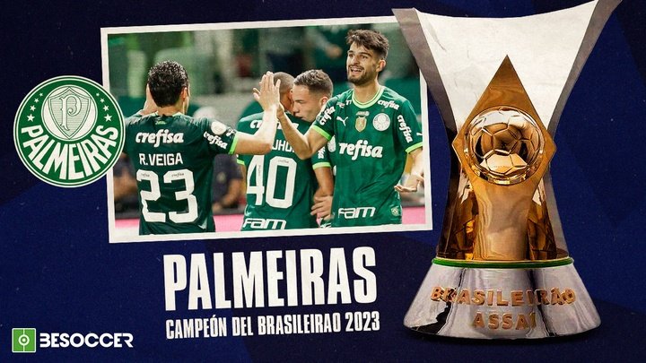 Palmeiras, con Endrick, campeón del Brasileirao 2023