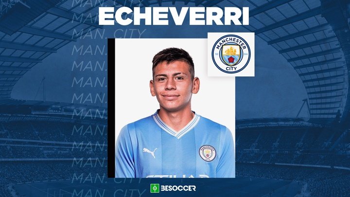 Manchester City have confirmed the signing of Argentine star Claudio Echeverri. BeSoccer
