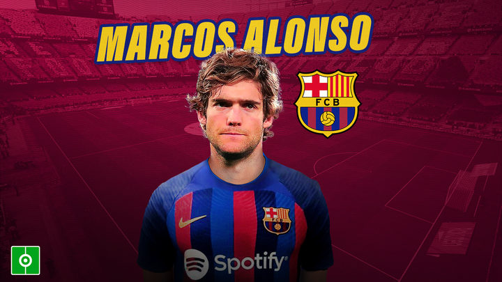 Marcos Alonso signe au Barça. BeSoccer