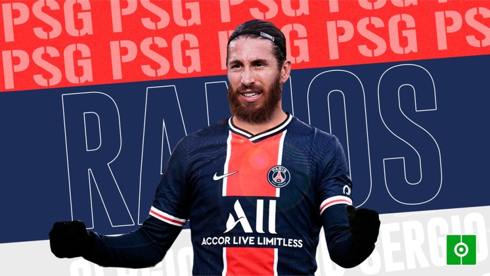 Sergio Ramos débarque à Paris. BeSoccer