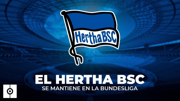 El Hertha Berlin salva su plaza en la Bundesliga y mantiene al Hamburgo en Segunda