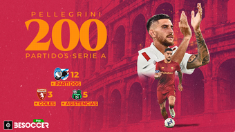 Pellegrini ya suma 200 partidos en la Serie A. BeSoccer Pro