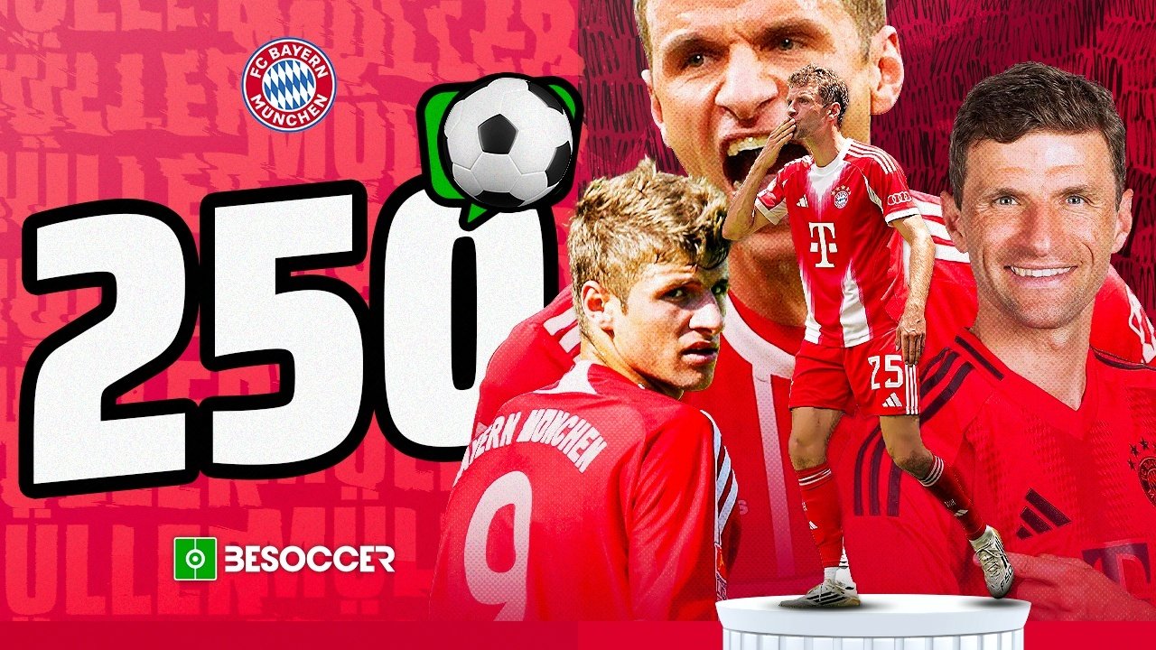Müller inicia despedida alcançando 250 gols pelo Bayern