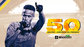 Militao cumple 50 partidos en Primera con el Real Madrid. BeSoccer Pro