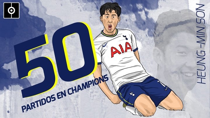 Heung-Min Son a fêté son 50ème matchs en Ligue des champions !