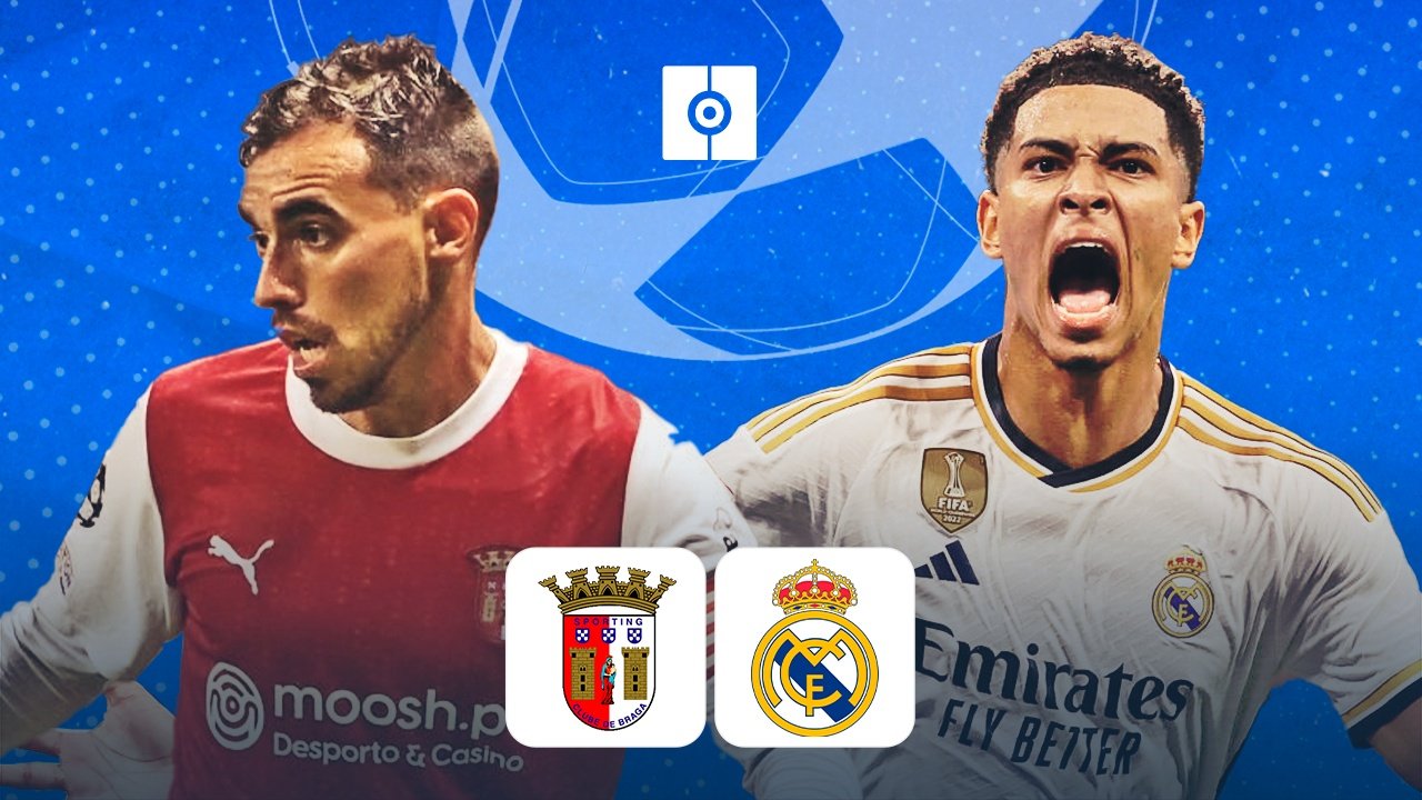 Ver: Real Madrid x SC Braga, Todos os golos em Direto