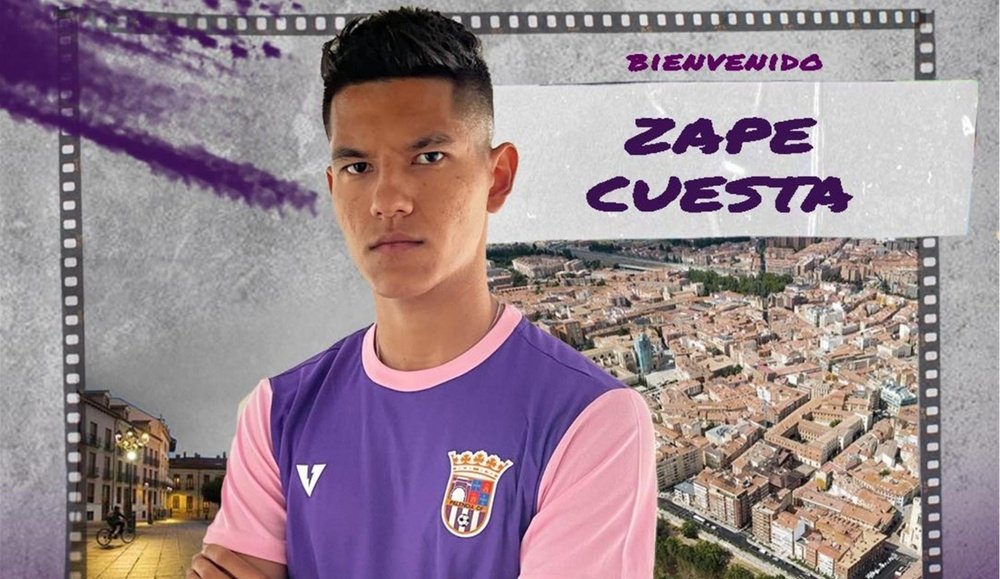 Zape Cuesta, al Palencia. PalenciaCF