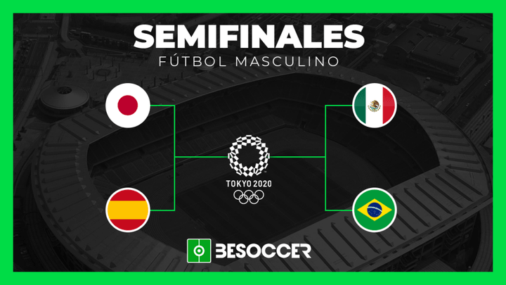 Japón-España y México-Brasil, las semifinales de los Juegos Olímpicos