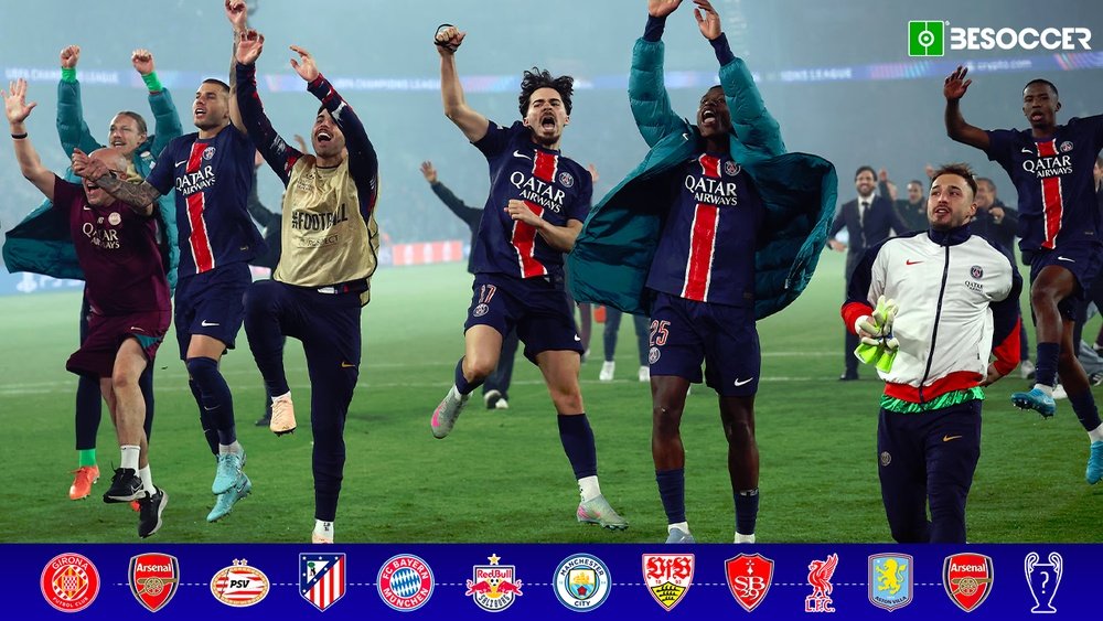 Le parcours du PSG. BeSoccer