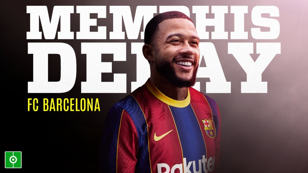 El Barça anunció el fichaje de Memphis Depay. BeSoccer