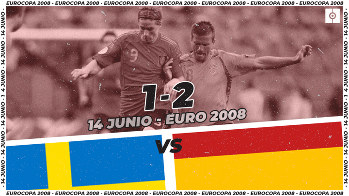 España ya venció a Suecia en la Eurocopa un 14 de junio