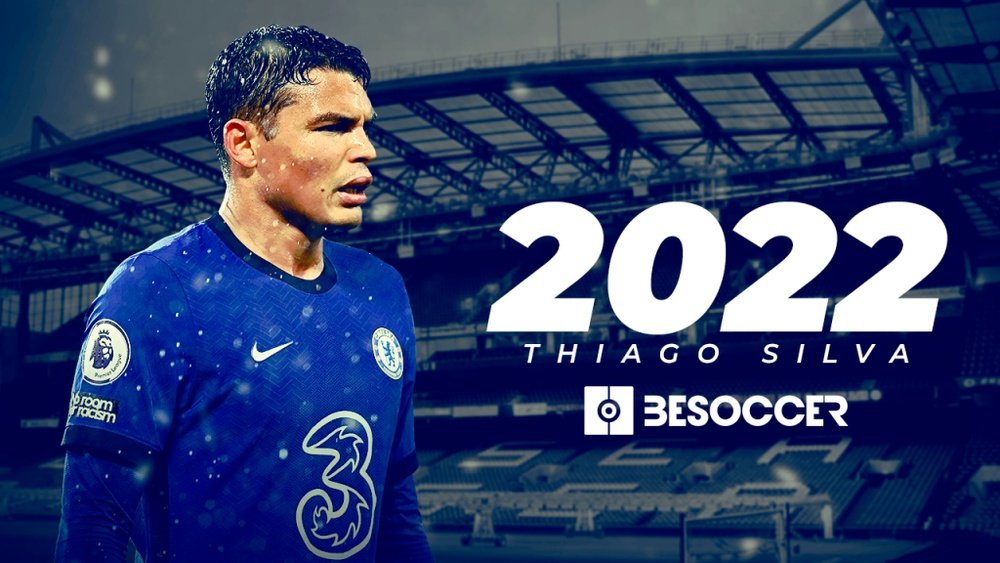 Thiago Silva prolonge d'un an à Chelsea. BeSoccer
