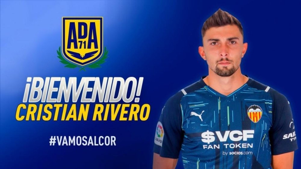 Cristian Rivero jugará cedido en el Alcorcón. Twitter/AD_Alcorcon