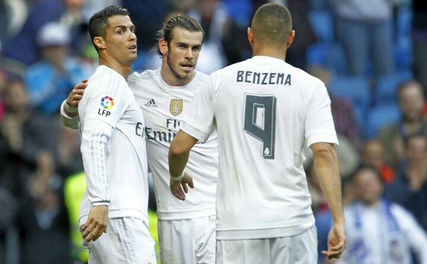 Bale and Benzema 8 - Cristiano 0
